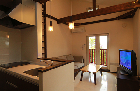 【TYPE01】メゾネット 1べットルームロフト付き【ダブル】